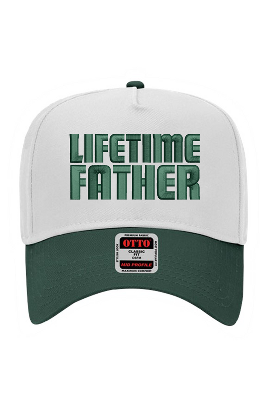 LIFETIME FATHER GREEN Baseball Cap
