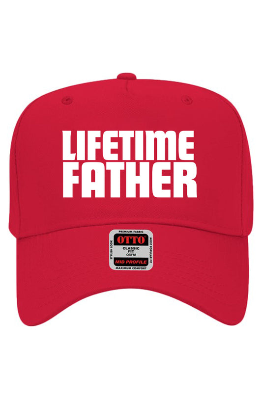 Red/ White Letter 5 Panel Baseball Cap